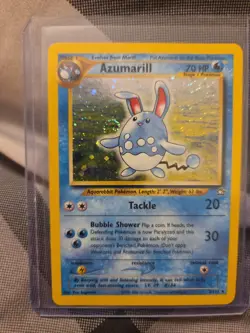 Pokemon Azumarill Neo Genesis Holo 2/111 NM W/Swirl - Image 3