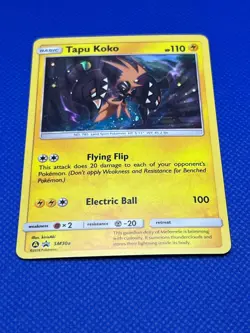 Pokemon Tcg Tapu Koko - a SM30A Alternate Art Holo - Black Star Promo - Image 3