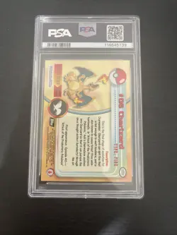 ‼POP 69‼1999 Topps Pokemon T.V Foil Charizard #6 PSA GEM MINT 10 - Image 2