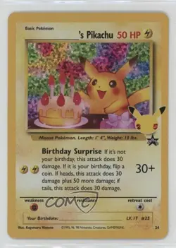 _____'s Pikachu (Wizards Black Star Promo) Pokemon Celebrations #24 - Image 1