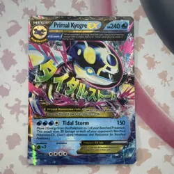The Pokemon Company Primal Kyogre EX Holo 240 HP 55/160 XY Primal Clash - Image 1