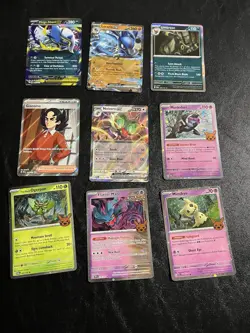 75x Huge Lot Pokemon TCG Scarlet & Violet Reverse Holo Foil Pokemon + Coins - Image 2