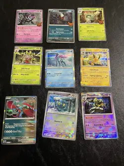 75x Huge Lot Pokemon TCG Scarlet & Violet Reverse Holo Foil Pokemon + Coins - Image 3