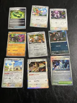 75x Huge Lot Pokemon TCG Scarlet & Violet Reverse Holo Foil Pokemon + Coins - Image 4