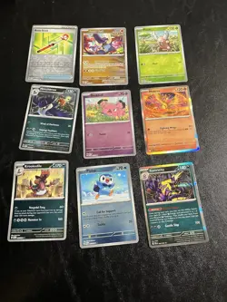 75x Huge Lot Pokemon TCG Scarlet & Violet Reverse Holo Foil Pokemon + Coins - Image 5