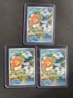 Castform Sunny Form - 195/191 - Illustration Rare - Surging Sparks - Pokemon NM - Image 3