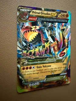 2014 Pokemon Mega Primal Groudon EX Holo Ultra Rare Primal Clash 86/160 NM - Image 3