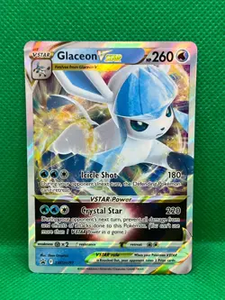 Pokemon Tcg Glaceon VSTAR SWSH197/307 SWSH Black Star Promo - Image 1