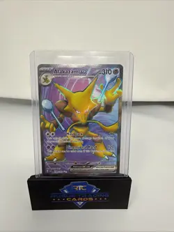 Alakazam EX #188/165 Holo Full Art Ultra Rare English Pokemon 151 Pokemon TCG NM - Image 1