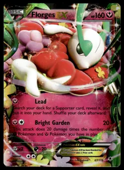 Pokemon TCG XY - Phantom Forces #67/119 Florges EX DMG - Image 1