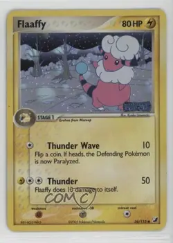 Flaaffy Reverse Foil Pokemon EX Unseen Forces #56 2005 - Image 1