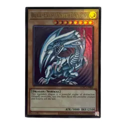 YuGiOh! Blue-Eyes White Dragon (Ultra Rare) LCKC-EN001 Version 2 Unlimited NM - Image 1