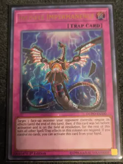 Yu-Gi-Oh! Infinite Impermanence Ultra Rare DUPO-EN100 1st Edition Near Mint - Image 1