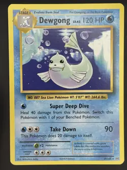 Dewgong - 29/108 - Pokemon Evolutions XY Non-Holo Rare Card - Image 1
