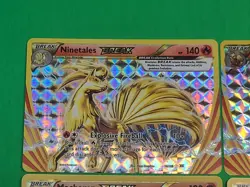 Pokemon XY Series Break Cards Lot Of 4 NM-M Ninetales Arcanine Machamp Nidoking - Image 4
