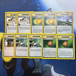 Pokemon TCG Vintage Neo Genesis Trainer Cards Lot Of 10 Cards - Image 1