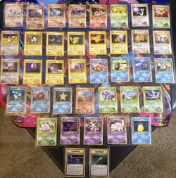 Vintage Pokemon JapaneseChallenge From The Darkness/Leaders Stadium 51 Card Lot - Image 1