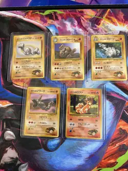 Vintage Pokemon JapaneseChallenge From The Darkness/Leaders Stadium 51 Card Lot - Image 4