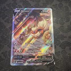 Flareon SWSH179 Black Star Promo Alt Art Pokemon Card - Image 1