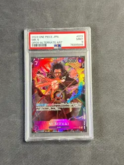 MR. 5 - 2023 One Piece Card Game JPN. TCG OP04-Alternate Art OP04-072 PSA 9 - Image 1