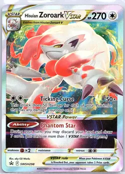 Hisuian Zoroark VSTAR SWSH298 SWSH: Sword & Shield Promo - Pokemon Card - NM - Image 1