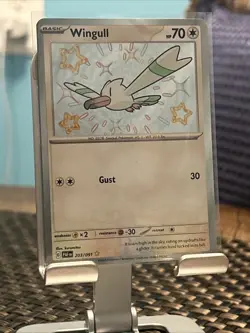 Wingull 203/091 - S&V Paldean Fates Holo Shiny Rare Pokemon TCG Card [NM] - Image 1