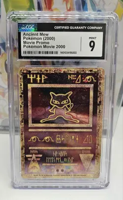 CGC 9 Ancient Mew Pokemon 2000 Movie Promo Card Not PSA - Image 1