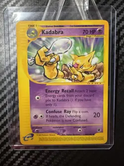 2002 E-Card - Expedition Pokemon Kadabra Stage 1/Uncommon #84 - Image 1