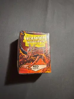 Dragon Shield Red Matte Standard card size sleeves - Image 2