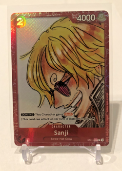 Sanji - ST01-004 - Promo - One Piece Card Game - Film RED N/M - Image 1