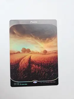 MTG Plains Unstable Foil Card Magic the Gathering - Image 1