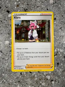 Pokemon TCG Cards Klara 145/198 Chilling Reign Cosmos Holo Rare Promo - Image 1