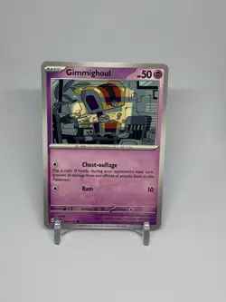 Gimmighoul #44/91 Scarlet & Violet Paldean Fates Common Pokemon 2024 TCG Card - Image 1