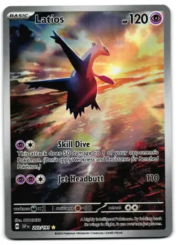 Latios 203/191 - Surging Sparks Illustration Rare Pokemon TCG - M/LP Card - Image 1