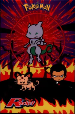 Pokemon Rocket Team Card Database Bubble Mewtwo Giovanni Persian Cracked Ice - Image 1
