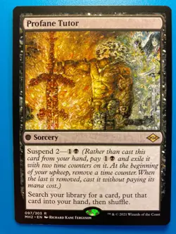 MTG 1x Profane Tutor # 97 Modern Horizons 2 Magic the Gathering Card x1 NM - Image 1