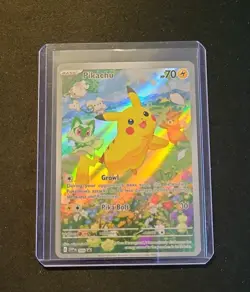 Pikachu 088 Sv: Scarlet & Violet Promo Cards Holo Black Star Promo NM - Image 1
