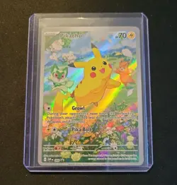 Pikachu 088 Sv: Scarlet & Violet Promo Cards Holo Black Star Promo NM - Image 2