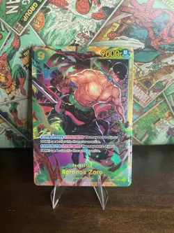 Roronoa Zoro OP06-118 SEC - One Piece TCG - English Card Near-Mint Secret Rare - Image 1