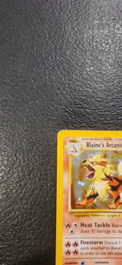 Pokemon TCG Gym Challenge Blaine's Arcanine Holo Rare Card 1/132 - Image 4