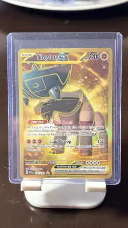 Pokemon TCG Ting-Lu EX Hyper Rare Card Scarlet & Violet Paldea Evolved 275/193 - Image 1