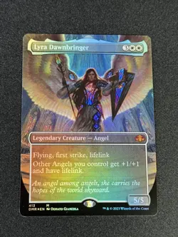 Lyra Dawnbringer Foil Borderless MTG Dominaria Remastered Unplayed NM DMR 413 - Image 1