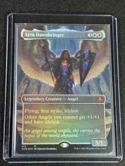 Lyra Dawnbringer Foil Borderless MTG Dominaria Remastered Unplayed NM DMR 413 - Image 3