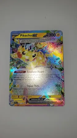 Pokemon Pikachu TCG Surging Sparks EX Double Rare Holo Card 057/191 NM Condition - Image 2