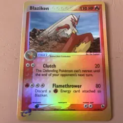 2003 Pokemon Card - Ruby & Sapphire 15/109 - BLAZIKEN (reverse holo) - Image 1