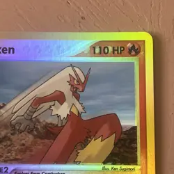 2003 Pokemon Card - Ruby & Sapphire 15/109 - BLAZIKEN (reverse holo) - Image 3