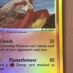 2003 Pokemon Card - Ruby & Sapphire 15/109 - BLAZIKEN (reverse holo) - Image 4