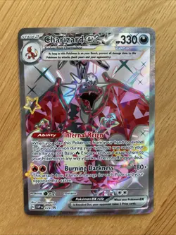 Pokemon TCG Charizard EX Scarlet & Violet Paldean Fates Promo Card #74 - Image 1