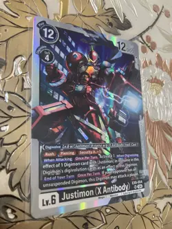 Digimon Card Game Justimon (X Antibody) EX8-054 SR Chain of Liberation - Image 1