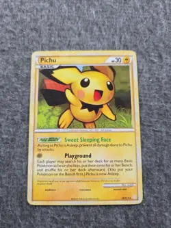 Pichu 28/123 HeartGold & SoulSilver 2010 Regular Card Pokemon TCG - Image 1